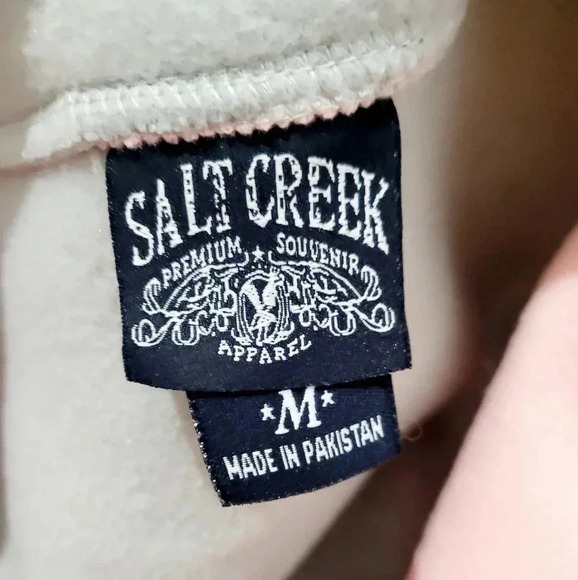 Estes Park Colorado Salt Creek Women’s Quarter Zip Fleece Pullover size MEDIUM - Picture 6 of 10